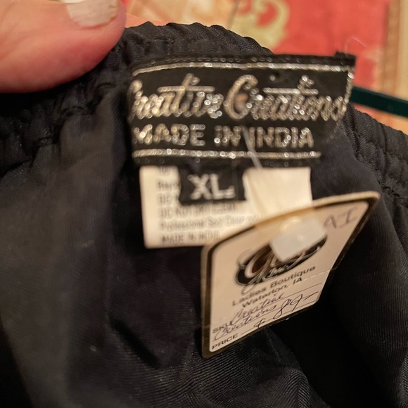 Vintage Creative Creations black sequin pant - Picture 9 of 11